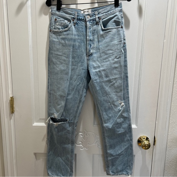 AGOLDE Riley High Rise Straight Crop Jean - Picture 4 of 8